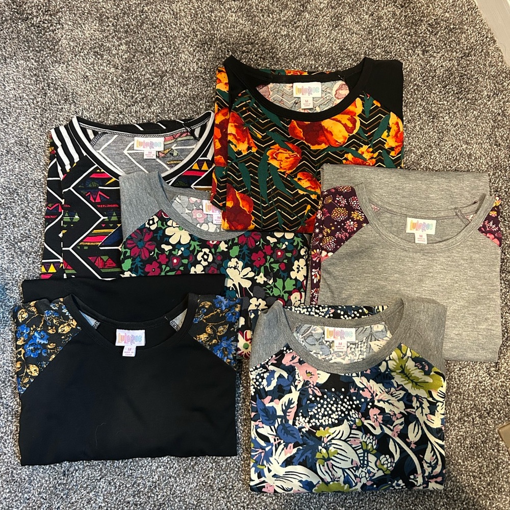 Lularoe Randy 3/4 sleeve shirt set